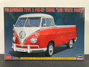 Volkswagen Type 2 Pic-Up Truck Red/White Paint Version - Limited Edition