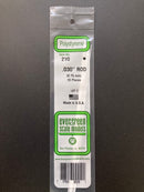 35 cm Opaque White Polystyrene Rods 聚苯乙烯圓棒 (實心)