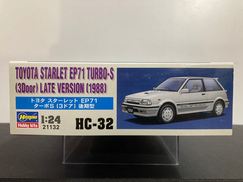 HC-32 Toyota Starlet Turbo-S 3 Doors Hatchback EP71 - Year 1988 Kouki Late Version