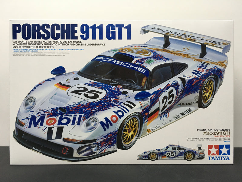 Tamiya No. 186 Porsche 911 GT1 ~ Year 1996 Le Mans 24 Hours Version