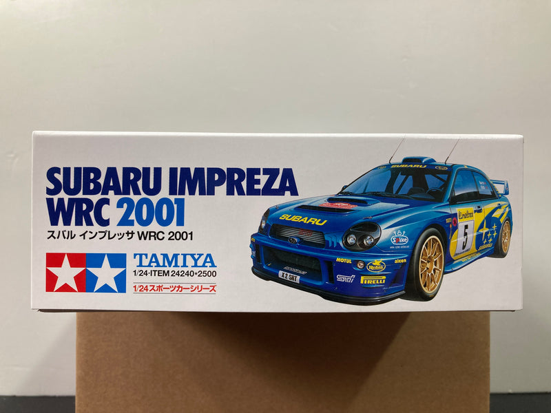 Tamiya No. 240 Subaru Impreza WRC GDB 2001 Monte-Carlo Rally Version