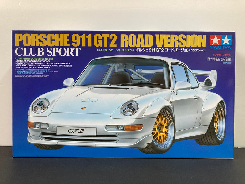 Tamiya No. 247 Porsche 911 GT2 Road Version - Club Sport Tuned