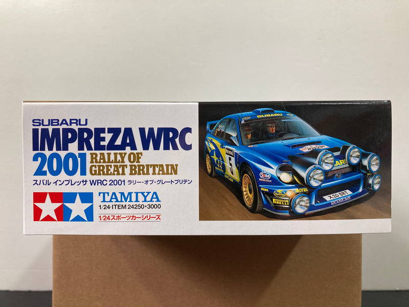 Tamiya No. 250 Subaru Impreza WRC GDB ~ Year 2001 Rally of Great Britain Version