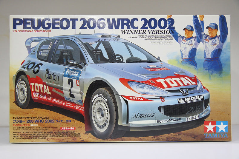 Tamiya No. 262 Peugeot 206 WRC ~ Year 2002 Winner Version