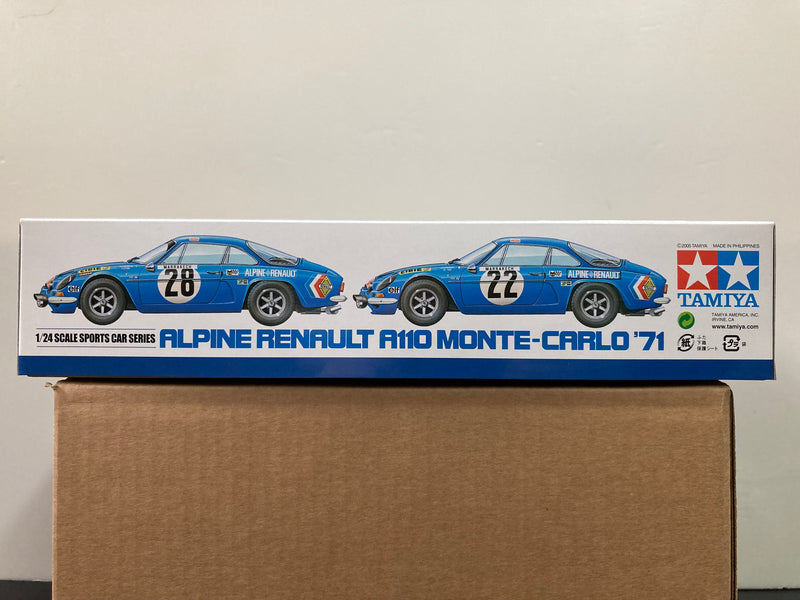 Tamiya No. 278 Alpine Renault A110 ~ Year 1971 Rally Monte-Carlo Version