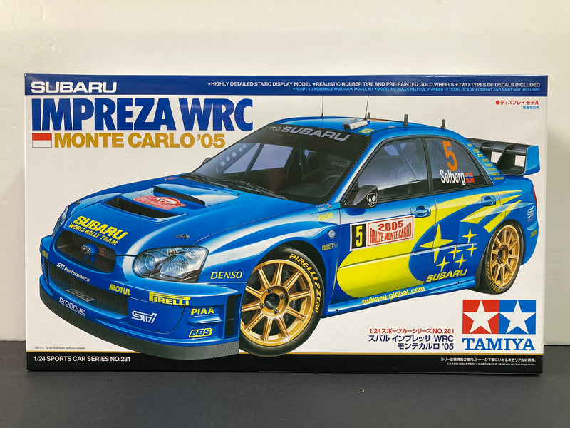 Tamiya No. 281 Subaru Impreza WRC ~ Year 2005 Rally Monte-Carlo Version GDB