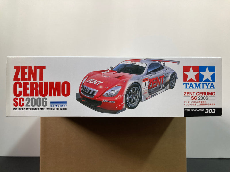 Tamiya No. 303 Zent Cerumo SC430 - Year 2006 Super GT Version