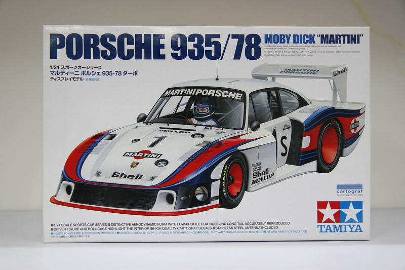 Tamiya No. 318 Porsche 935/78 Moby Dick - Martini Racing Version