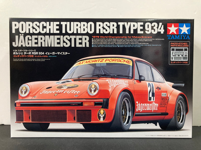 Tamiya No. 328 Porsche Turbo RSR Type 934 Jagermeister - Photo-Etched parts included