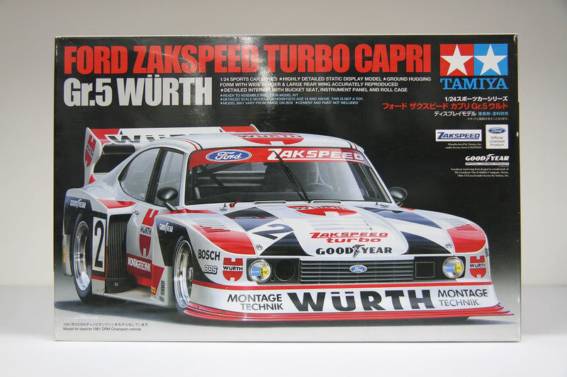 Tamiya No. 329 Ford Zakspeed Turbo Capri Group 5 Wurth