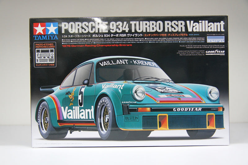 Tamiya No. 334 Porsche 934 Turbo RSR Vaillant - Photo-Etched parts included