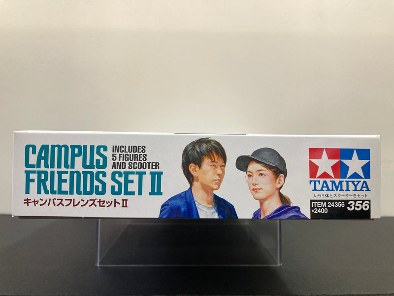 Tamiya No. 356 Campus Friends Set II includes 5 Figures and Scooter