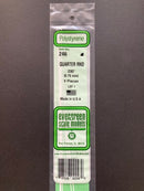 35 cm Opaque White Polystyrene Quarter Round Strips 聚苯乙烯四分圓條