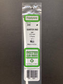 35 cm Opaque White Polystyrene Quarter Round Strips 聚苯乙烯四分圓條