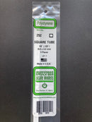 35 cm Opaque White Polystyrene Square Tubes (Telescoping) 聚苯乙烯方形管 (空心)