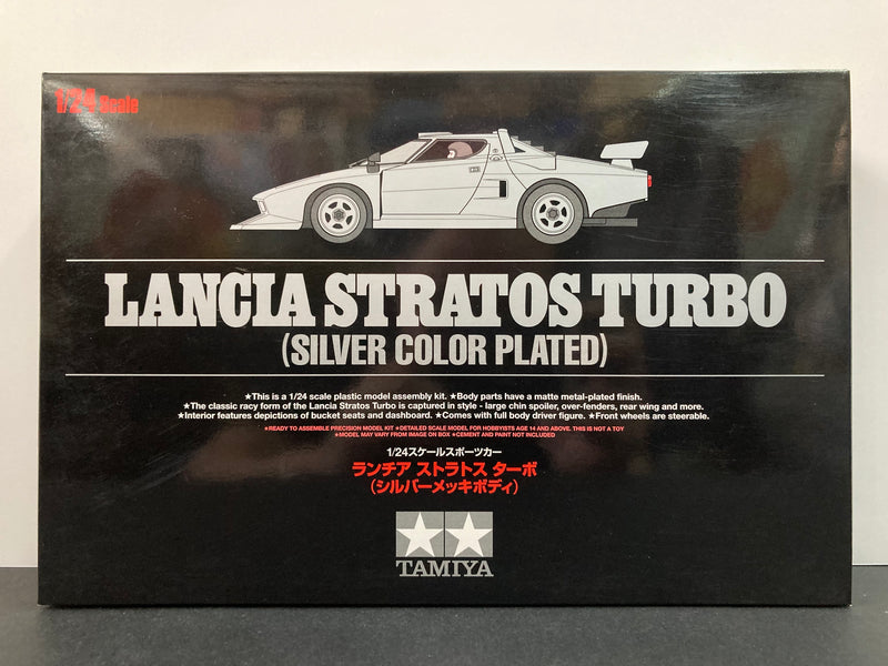 Tamiya No. 418 Lancia Stratos Turbo - Silver Color Plated Version