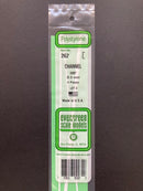 35 cm Opaque White Polystyrene Channels 聚苯乙烯C字型槽條