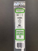 35 cm Opaque White Polystyrene Channels 聚苯乙烯C字型槽條