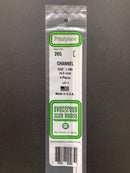 35 cm Opaque White Polystyrene Channels 聚苯乙烯C字型槽條