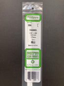 35 cm Opaque White Polystyrene Channels 聚苯乙烯C字型槽條