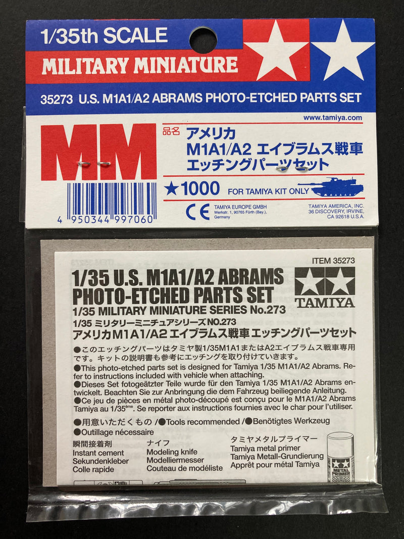 [35273] U.S. M1A1/A2 Abrams Photo-Etched Parts Set