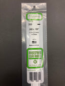 60 cm Opaque White Dimensional Strips Polystyrene