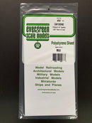 1.0 mm Opaque White Thick Polystyrene Siding Sheets 15 cm x 30 cm 聚苯乙烯壁板