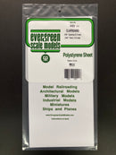 1.0 mm Opaque White Thick Polystyrene Siding Sheets 15 cm x 30 cm 聚苯乙烯壁板