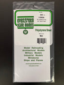 1.0 mm Opaque White Thick Polystyrene Siding Sheets 15 cm x 30 cm 聚苯乙烯壁板