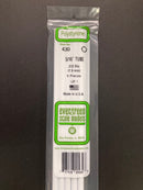 60 cm Opaque White Polystyrene Round Tubes (Telescoping) 聚苯乙烯圓條