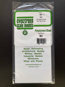 1.0 mm Opaque White Thick Polystyrene Square Tile Sheets 15 cm x 30 cm 聚苯乙烯方形瓷磚瓦片板