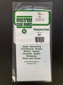 1.0 mm Opaque White Thick Polystyrene Square Tile Sheets 15 cm x 30 cm 聚苯乙烯方形瓷磚瓦片板