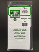 1.0 mm Opaque White Thick Polystyrene Sidewalk Sheets 15 cm x 30 cm 聚苯乙烯行人道路面板 (方形磚瓦)