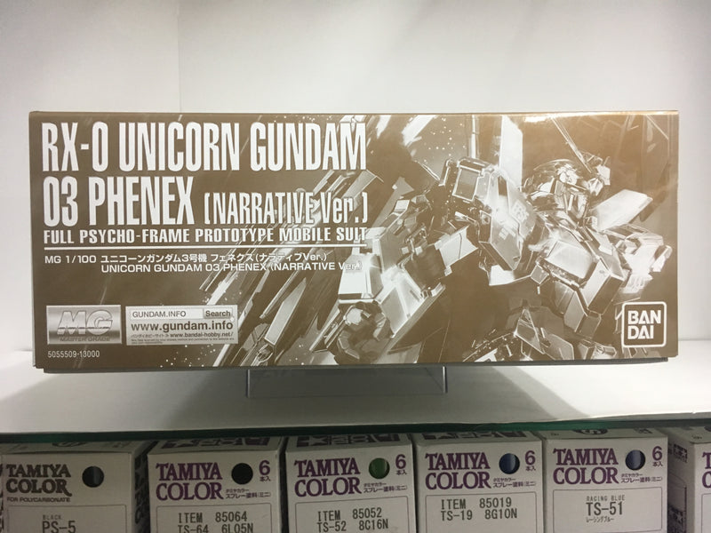 MG 1/100 RX-0 Unicorn Gundam 03 Phenex (Narrative Version) Full Psycho-Frame Prototype Mobile Suit