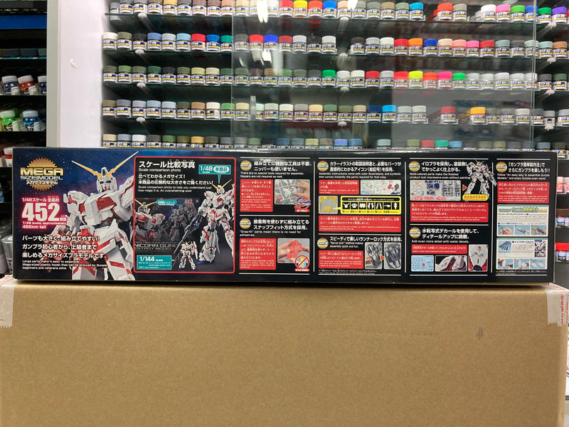 Mega Size Model 1/48 RX-0 Unicorn Gundam [Destroy Mode] Full Psycho-Frame Prototype Mobile Suit