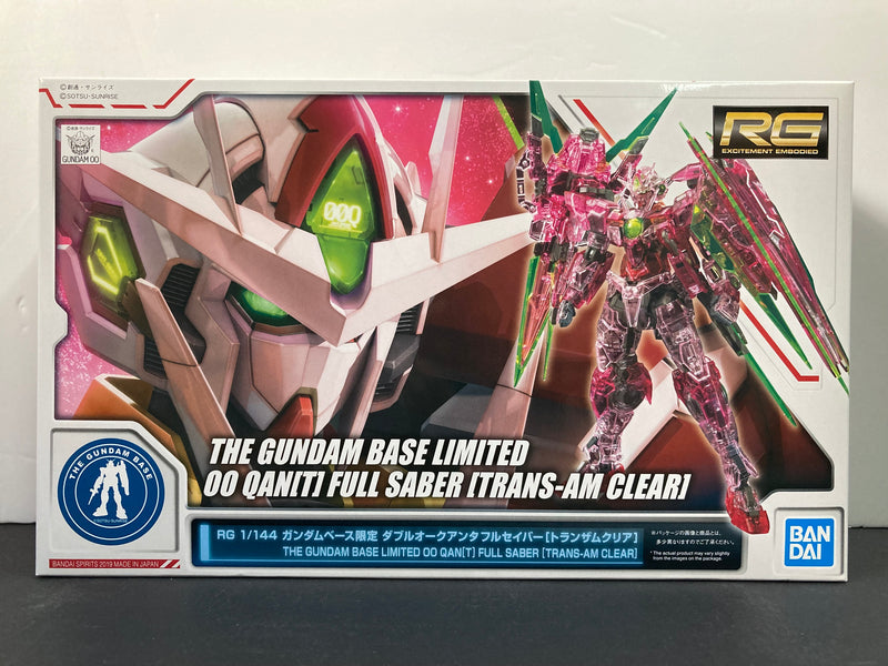 RG 1/144 00 Qan [T] Full Saber [Trans-Am Clear] Version