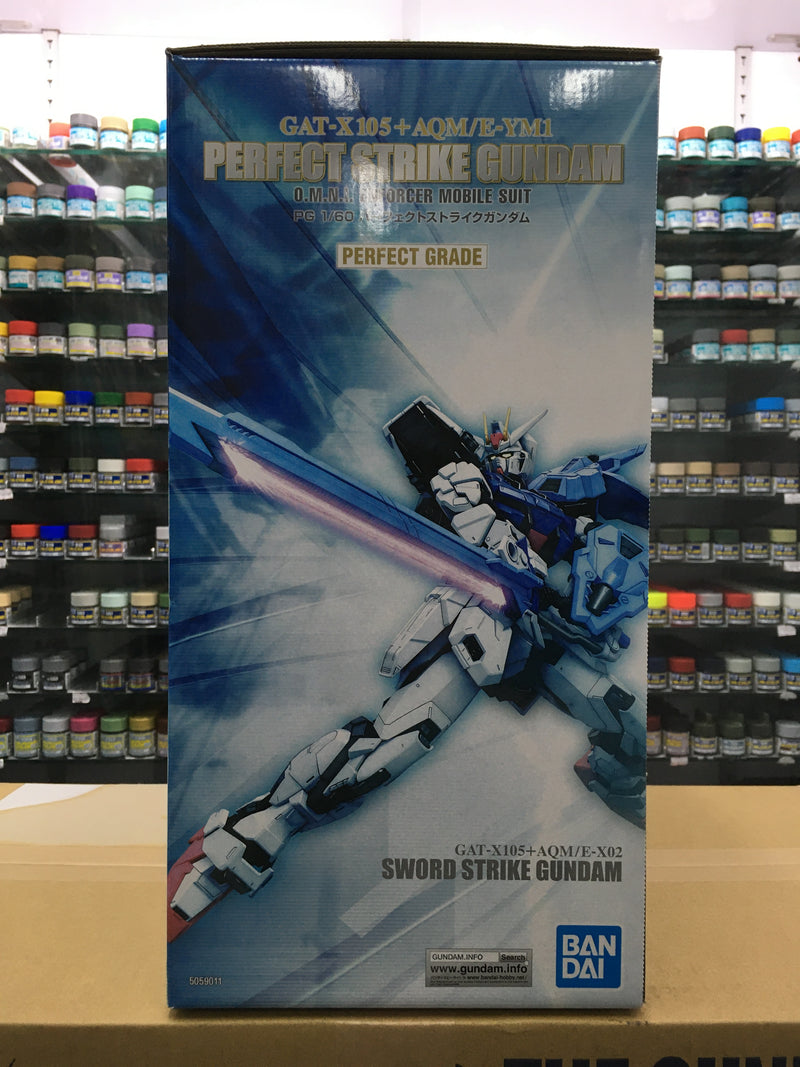 PG 1/60 GAT-X105 + AQM/E-YM1 Perfect Strike Gundam O.M.N.I. Enforcer Mobile Suit