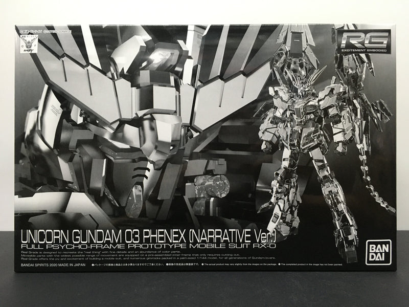 RG 1/144 Unicorn Gundam 03 Phenex [Narrative Version] Full Psych0-Frame Prototype Mobile Suit RX-0