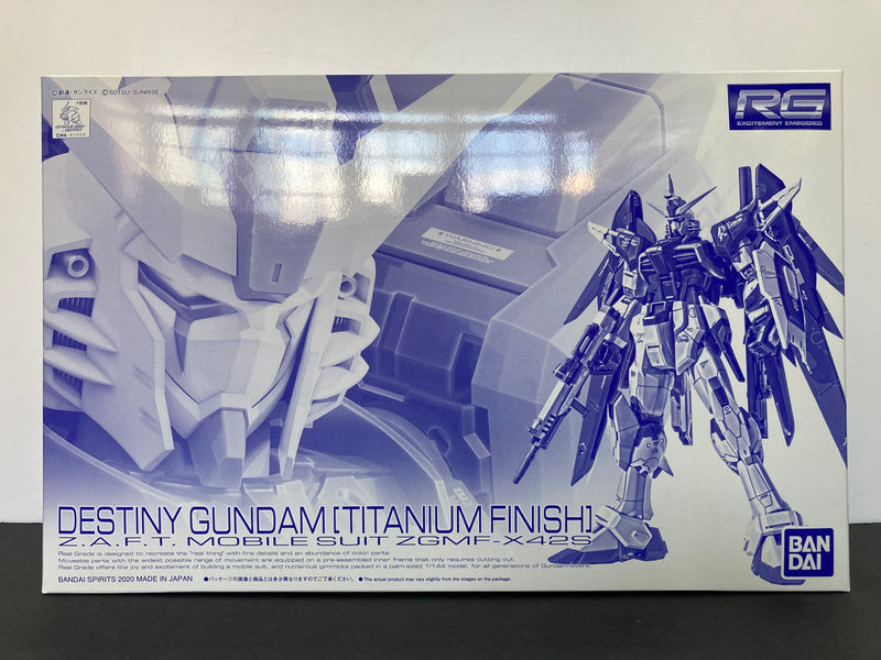 RG 1/144 Destiny Gundam [Titanium Finish] Z.A.F.T. Mobile Suit ZGMF-X42S