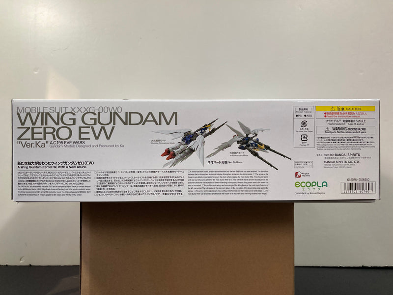 MG 1/100 Mobile Suit XXXG-00W0 Wing Gundam Zero EW A.C.195 Eve Wars Version Ka