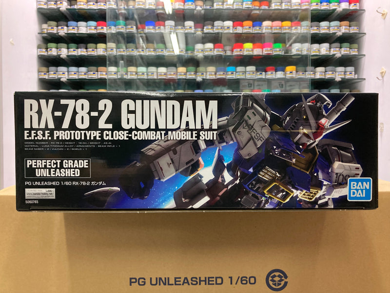 PG 1/60 Unleashed RX-78-2 Gundam E.F.S.F. Prototype Close-Combat Mobile Suit
