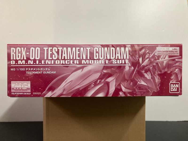 MG 1/100 RGX-00 Testament Gundam O.M.N.I. Enforcer Mobile Suit
