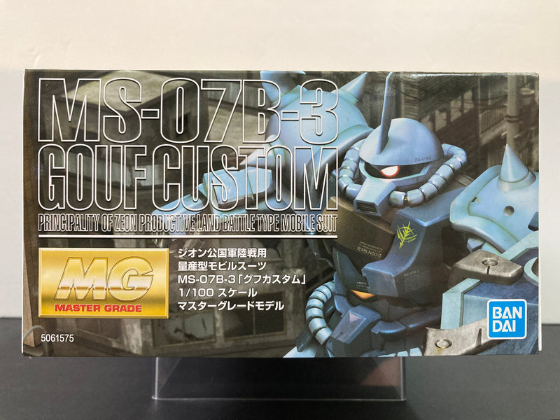 MG 1/100 MS-07B-3 Gouf Custom Principality of Zeon Productive Land Battle Type Mobile Suit