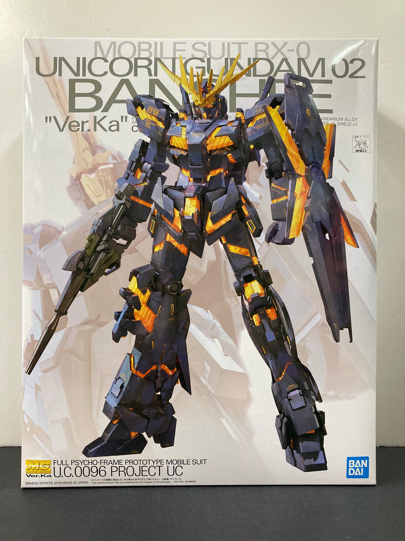 MG 1/100 Mobile Suit RX-0 Unicorn Gundam 02 Banshee Full Psycho-Frame Prototype Mobile Suit Version Ka