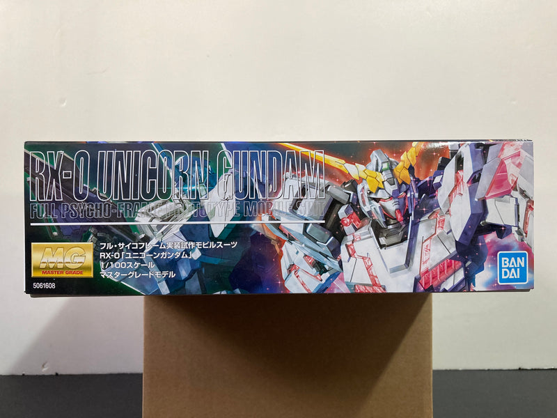 MG 1/100 RX-0 Unicorn Gundam Full Psycho-Frame Prototype Mobile Suit - OVA Version