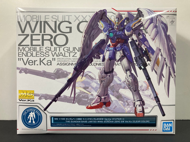 MG 1/100 Mobile Suit XXXG-00W0 Wing Gundam Zero EW Version Ka [Clear Color] Version