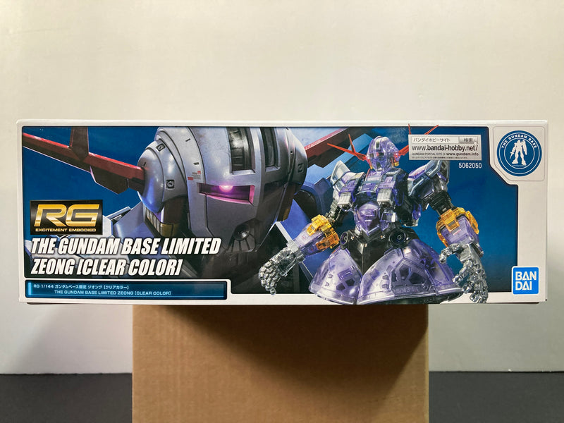 RG 1/144 MSN-02 Zeong Principality of Zeon Mobile Suit for New Type [Clear Color] Version