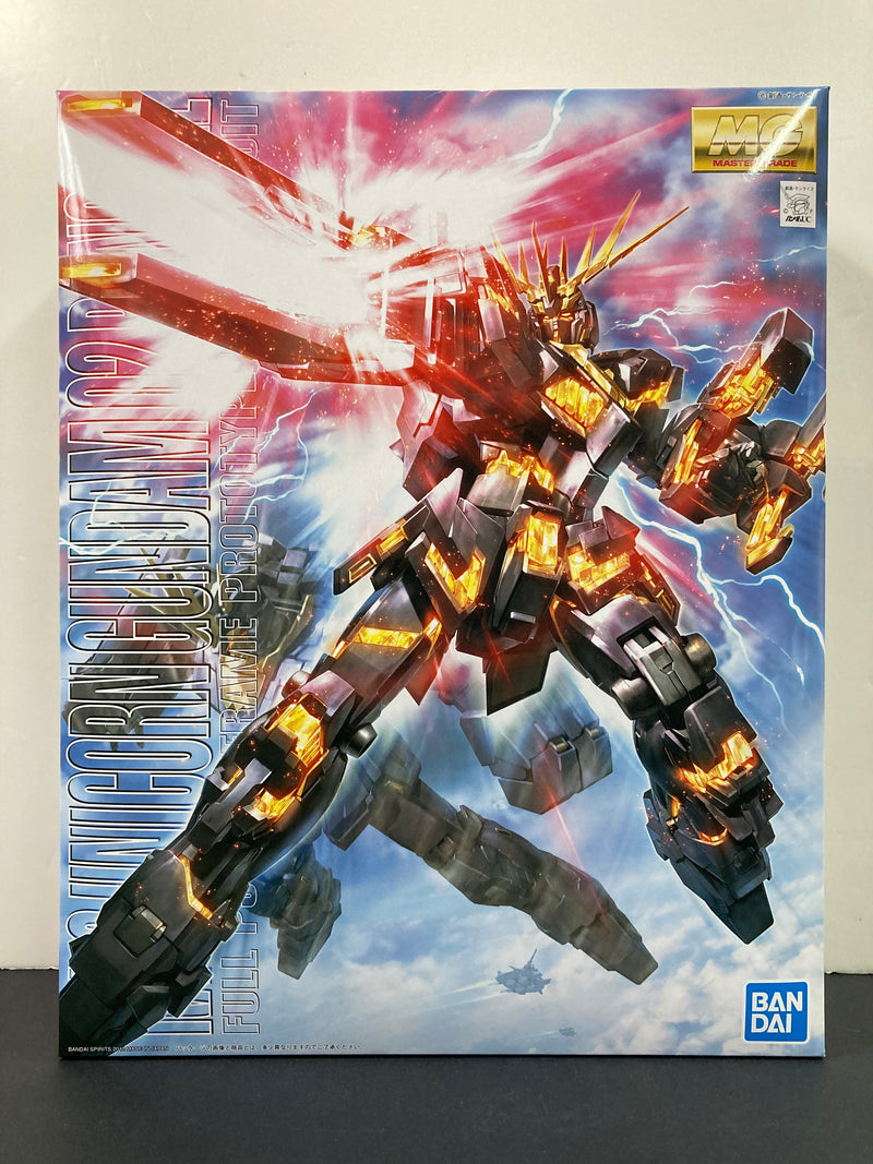 MG 1/100 RX-0 Unicorn Gundam 02 Banshee Full Psycho-Frame Prototype Mobile Suit - OVA Version