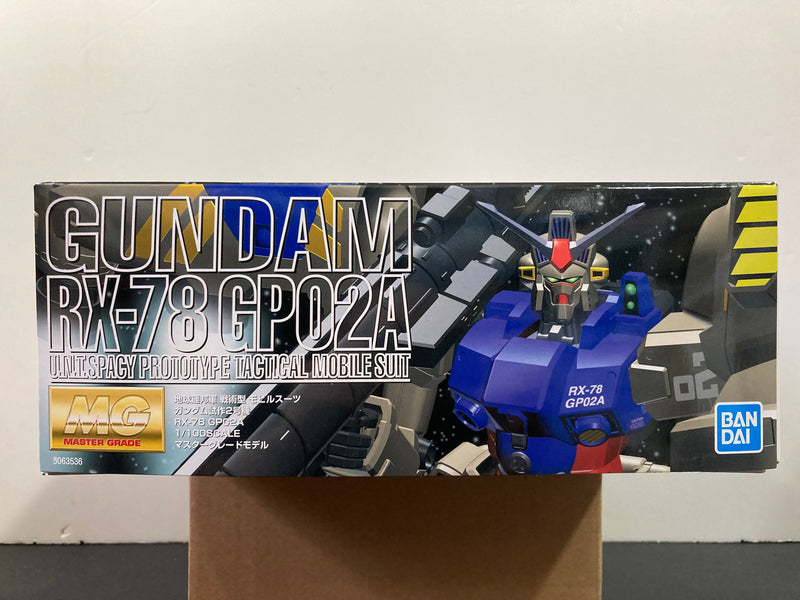 MG 1/100 Gundam RX-78 GP02A U.N.T. Spacy Prototype Tactical Mobile Suit