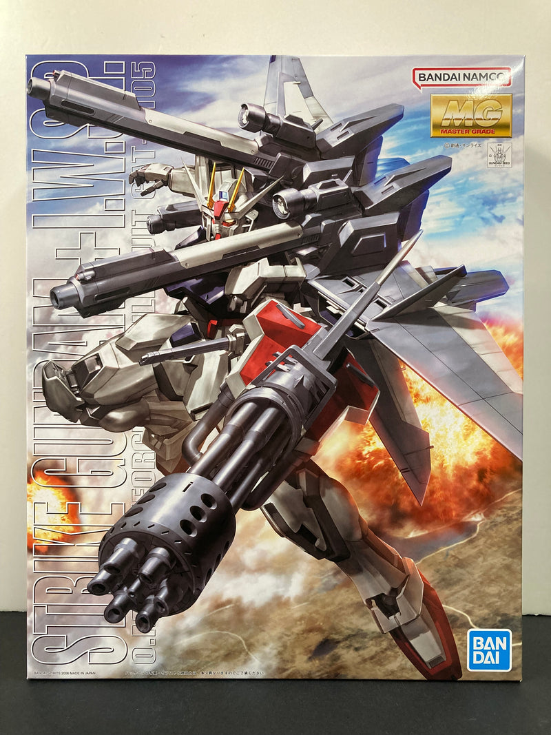 MG 1/100 Strike Gundam + I.W.S.P. O.M.N.I. Enforcer Mobile Suit GAT-X105